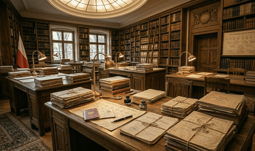Polish archive reading room