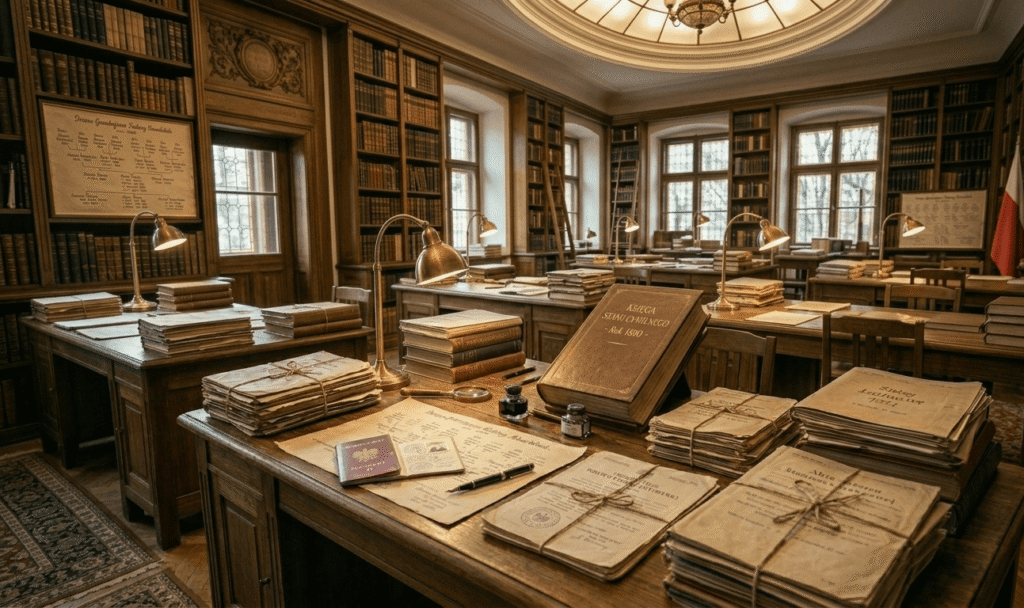 Genealogical research for Polish citizenship documents